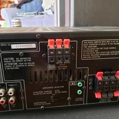 LOT 34: Kenwood 5 Disk CD Player with Audio-Video Stereo Receiver