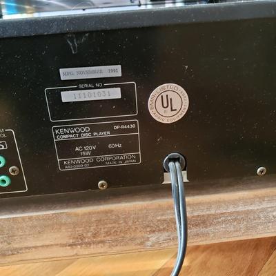 LOT 34: Kenwood 5 Disk CD Player with Audio-Video Stereo Receiver