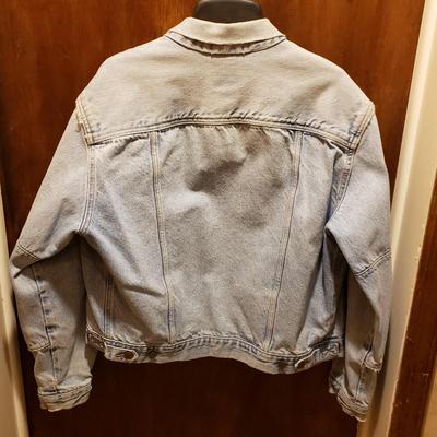 LOT 48: Vintage Woolrich Buffalo Plaid & Calvin Klein Jean Jacket