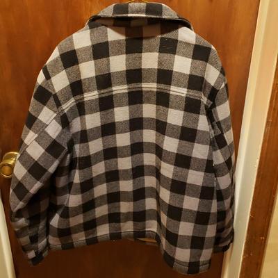 LOT 48: Vintage Woolrich Buffalo Plaid & Calvin Klein Jean Jacket