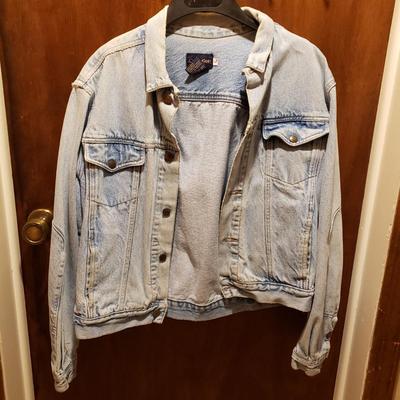 LOT 48: Vintage Woolrich Buffalo Plaid & Calvin Klein Jean Jacket