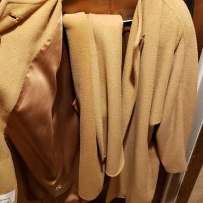 LOT 49: Vintage Camel Hair Coat, Italian Made Coat & Calvin Klein Lightweight Hooded Jacket