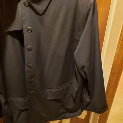 LOT 49: Vintage Camel Hair Coat, Italian Made Coat & Calvin Klein Lightweight Hooded Jacket