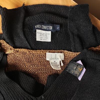 LOT 82: Assortment of Ladies Sweaters Vintage & New-Planet, Banana Republic, LL Bean, Ralph Lauren & More