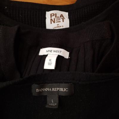 LOT 82: Assortment of Ladies Sweaters Vintage & New-Planet, Banana Republic, LL Bean, Ralph Lauren & More