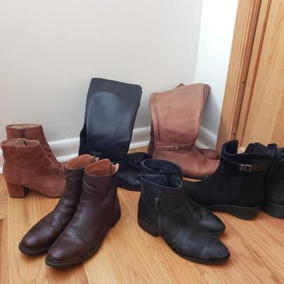 LOT 86: Ladies Boots in Different Styles-Size 8-9