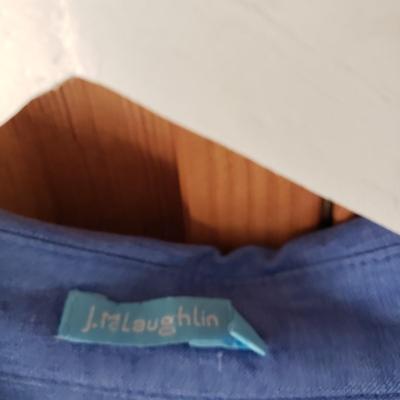 LOT 91: Assortment of Women's Tops-Calvin Klein, J.McMaughlin, Bella Amore Italy & More