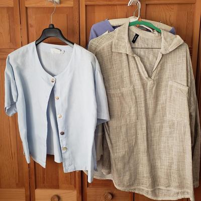 LOT 91: Assortment of Women's Tops-Calvin Klein, J.McMaughlin, Bella Amore Italy & More