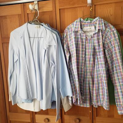 LOT 92: Collection of Casual Tops by Orvis, LL Bean, Ann Taylor, Ralph Lauren & More