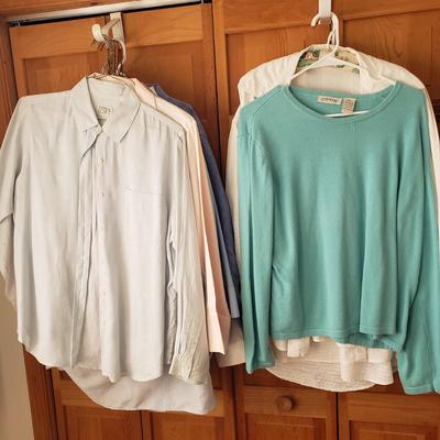 LOT 92: Collection of Casual Tops by Orvis, LL Bean, Ann Taylor, Ralph Lauren & More