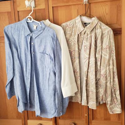 LOT 92: Collection of Casual Tops by Orvis, LL Bean, Ann Taylor, Ralph Lauren & More