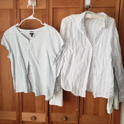 LOT 93: Summer Linen Tops & More- Eileen Fisher, Anthropologie, Banana Republic & Others