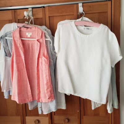 LOT 93: Summer Linen Tops & More- Eileen Fisher, Anthropologie, Banana Republic & Others