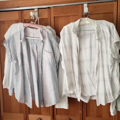 LOT 93: Summer Linen Tops & More- Eileen Fisher, Anthropologie, Banana Republic & Others