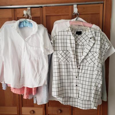 LOT 93: Summer Linen Tops & More- Eileen Fisher, Anthropologie, Banana Republic & Others