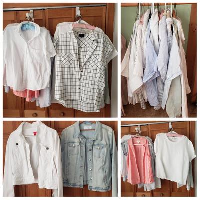 LOT 93: Summer Linen Tops & More- Eileen Fisher, Anthropologie, Banana Republic & Others