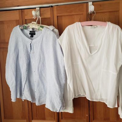 LOT 93: Summer Linen Tops & More- Eileen Fisher, Anthropologie, Banana Republic & Others