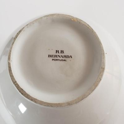 LOT 96: Kitchen Assortment-Pottery Wall Clock, Fiesta Mugs, New Cutting Board & More