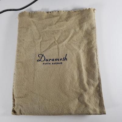 LOT 97: Vintage Jeweled Crystal Peacock Clutch with Dustbag