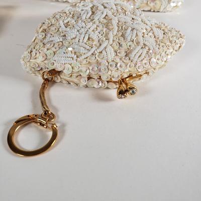 LOT 98: Collection of Vintage Beaded Purses & Jewelry Storage Pouch