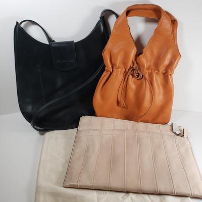 LOT 100: Reed Krakoff Clutch with Dustbag, Furla & GianFranco Sisti Italian Bags