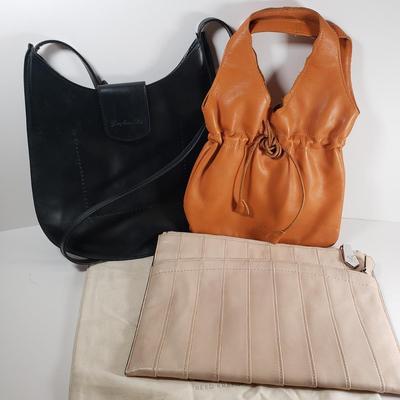 LOT 100: Reed Krakoff Clutch with Dustbag, Furla & GianFranco Sisti Italian Bags