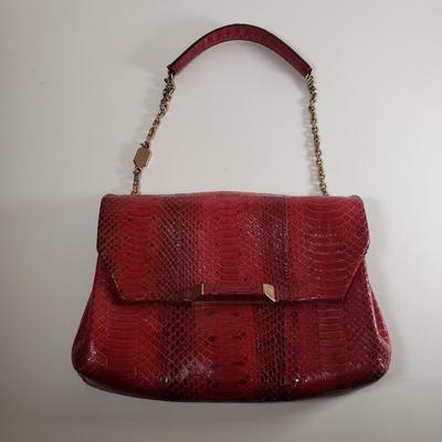 LOT 101: Vintage Bags- Snakeskin Print, Colini, Stuart Weitzman, I Santi Made in Italy
