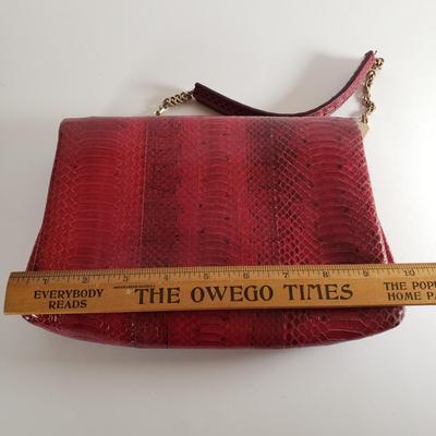 LOT 101: Vintage Bags- Snakeskin Print, Colini, Stuart Weitzman, I Santi Made in Italy