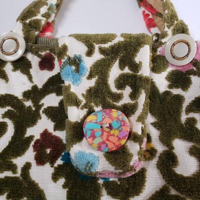 LOT 102: Vintage Handmade Retro Tapestry Bag & Beaded/Woven Purse