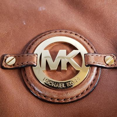 LOT 103: Michael Kors Leather Hobo Bag & Black Clutch