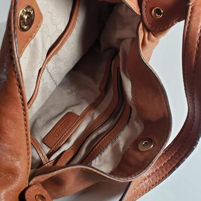 LOT 103: Michael Kors Leather Hobo Bag & Black Clutch