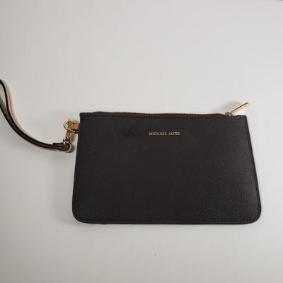 LOT 103: Michael Kors Leather Hobo Bag & Black Clutch