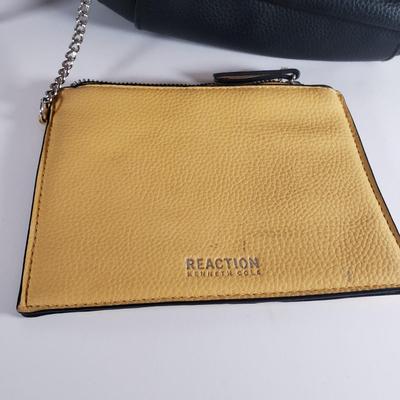 LOT 105: Kenneth Cole Mini Backpack with Wallet, Kyodan Belt Bag, Sondra Roberts Squared Makeup Bag