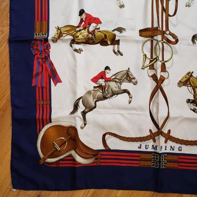 LOT 107: Pair of Hermes Style Scarves