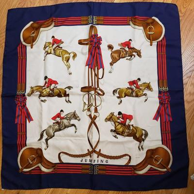 LOT 107: Pair of Hermes Style Scarves