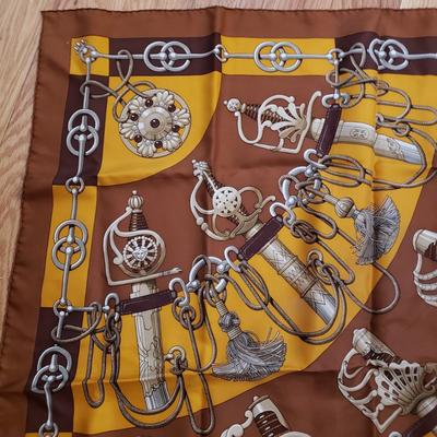 LOT 107: Pair of Hermes Style Scarves