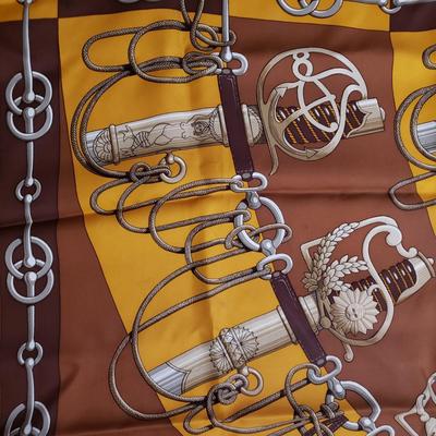 LOT 107: Pair of Hermes Style Scarves