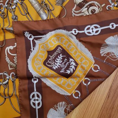 LOT 107: Pair of Hermes Style Scarves