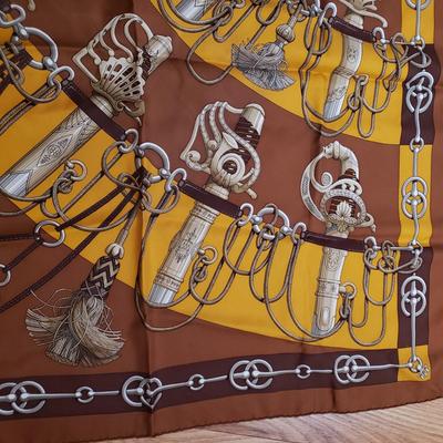 LOT 107: Pair of Hermes Style Scarves