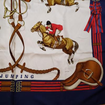 LOT 107: Pair of Hermes Style Scarves