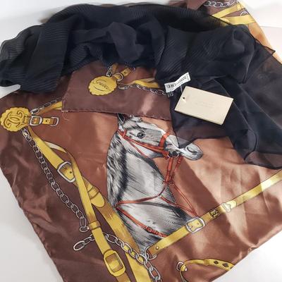 LOT 108: Gucci Branded & Giorgio Armani Scarf New with Tags