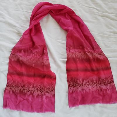 LOT 165: Assortment of Colorful Scarves-Different Sizes & Materials