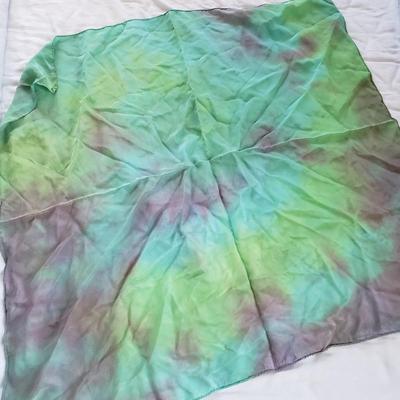 LOT 165: Assortment of Colorful Scarves-Different Sizes & Materials