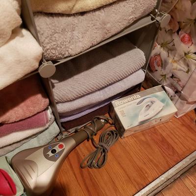 LOT 171: Closet Clear Out-Linens, Towels, Baskets Full of Stationery, Giftwrap & More