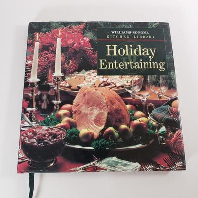 LOT 177: Vintage West Bend Penguin Server, Holiday Entertaining Books & Set of 16 Snowman Plates by Janet Stever