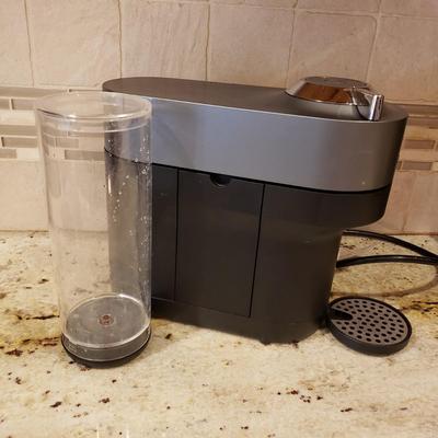 LOT 179: Nespresso Vertuo Pop Coffee Machine with Capsule Dispenser, Keurig Coffee Maker with Pod Storage Rack & Accessories,...