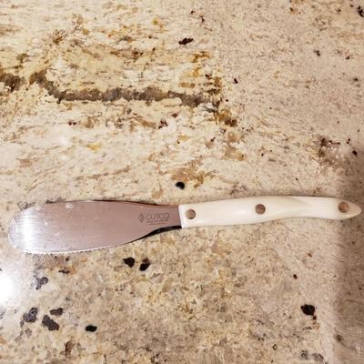 LOT 181: Cutco Knives with Wood Block Filled with J.A. Henckels Knives