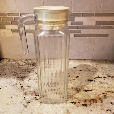 LOT 182: Vintage Kitchen Collection-Pyrex Spice of Life, Roseville Stoneware Crock, Fire King & More