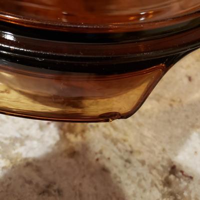 LOT 182: Vintage Kitchen Collection-Pyrex Spice of Life, Roseville Stoneware Crock, Fire King & More