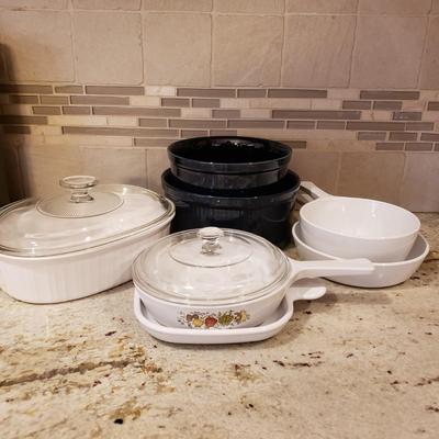 LOT 183: Corning Ware & Dansk Cookware Assortment